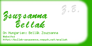 zsuzsanna bellak business card